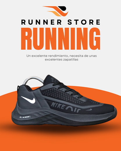 Nike Air Running Full Negro
